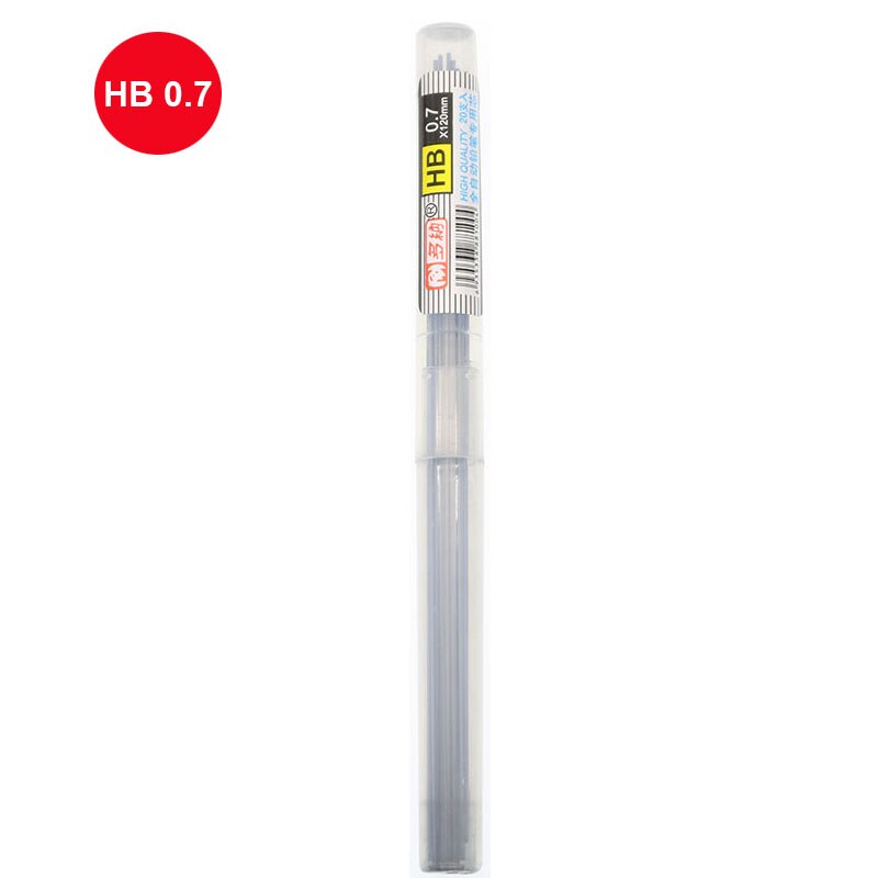 Blyerstatningskjerne 2b /  hb  / 2h bly reservetest 0.5mm / 0.7mm trykkende blyant skrivestørrelse 110mm: Hb 0.7mm