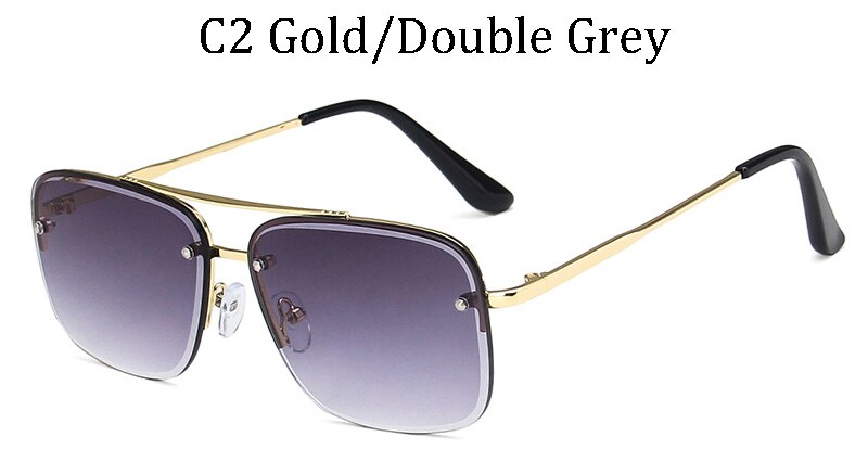 Aoze classic style cool unisex sunglasses brand men's vintage sunglasses zonnebril dames UV: 81013 C2