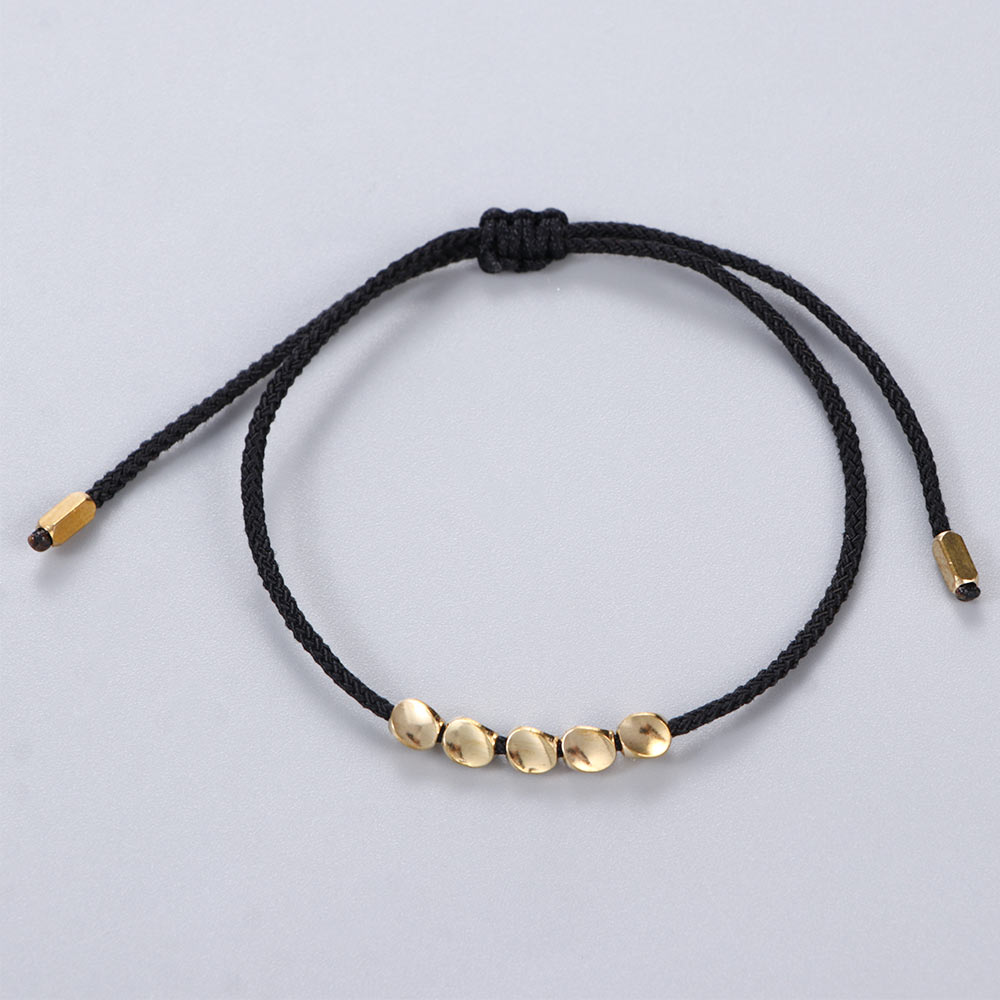 Handgemaakte Tibetaanse Boeddhistische Gevlochten Katoen Koperen Kralen Lucky Touw Armband & Bangles Voor Vrouwen Mannen Draad Armbanden: Style 5