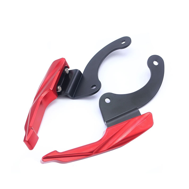 Motorcycle Tail Handrail for ZONTES ZT310R 310T CNC Personality Rear Armrest Racer Shelf handle tail fin Accessories: Ordinary red