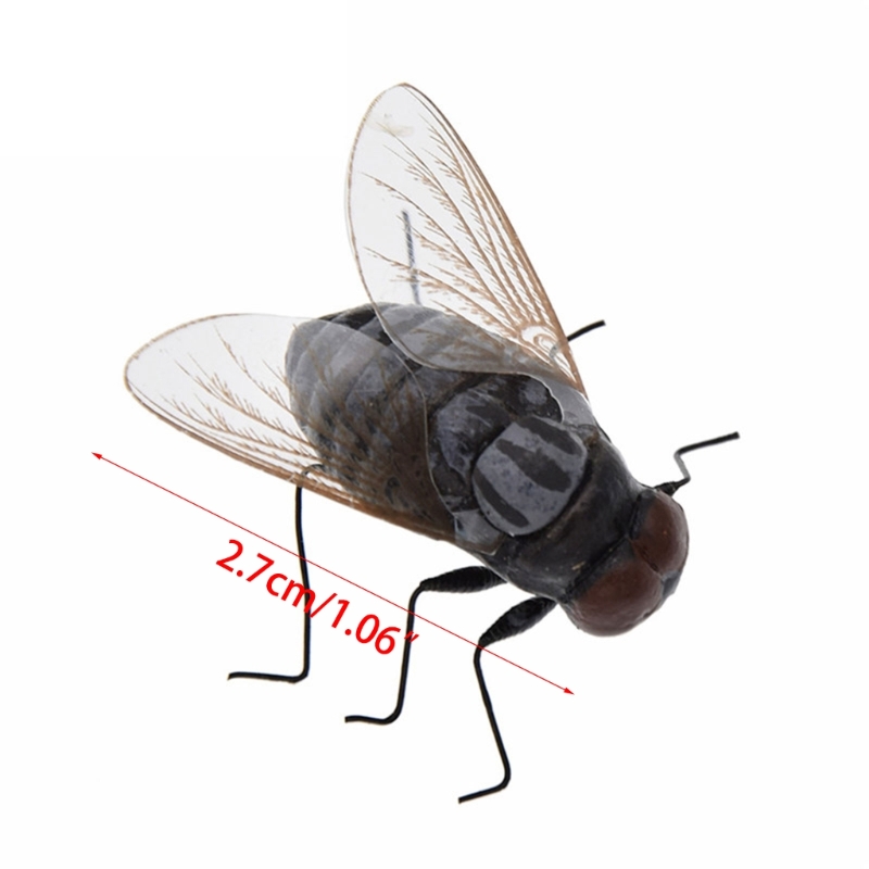 Simulation Fly Fridge Magnet 3D Insect Shape Refrigerator Magnetic Sticker Tricky Funny Home Kitchen Decorations