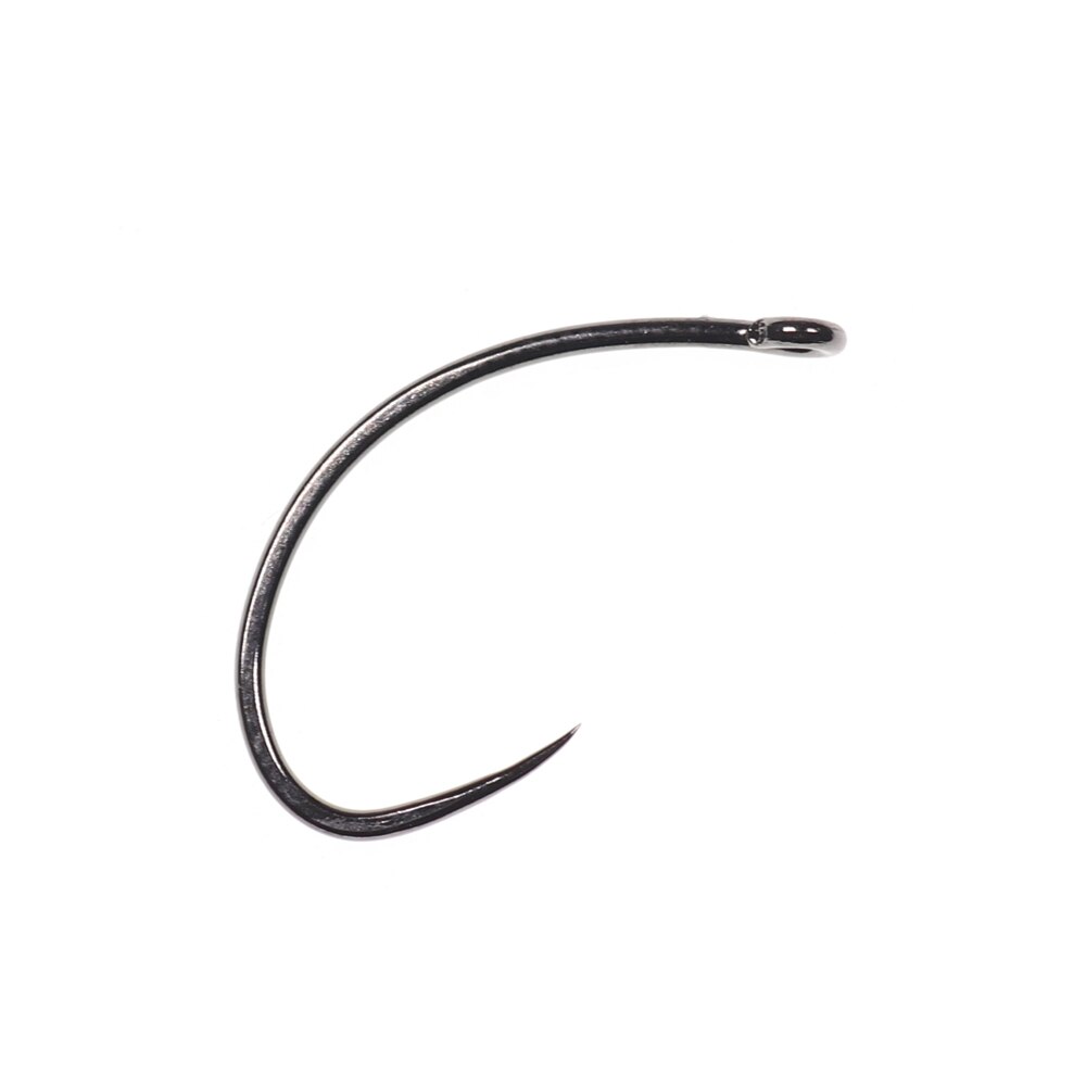 Vampfly 20pcs Barbless Curved Nymph Stonefly Klink Fly Tying Hook Ultra Sharp Fly Fishing Hooks