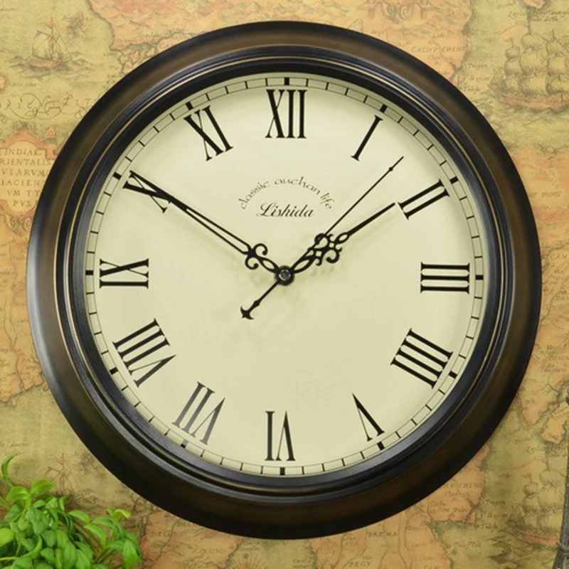 Zegary ścienne w stylu retro mechanizm zegara robić salonu ciche skandynawskie zegarki robić sypialni blać artystyczne akcesoria wewnętrzne dekoracja wnętrz