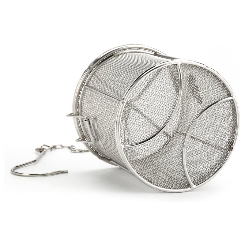 Spice Filter, Stainless Steel Wire Mesh Tea Ball Strainer Soup Seasonings Separation Basket Filter For Home Kitchen Retail
