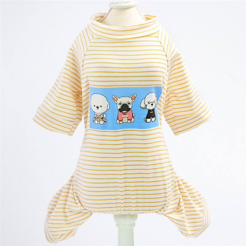 Ff135 dog summer jumpsuit rompers pet dog cotton coverall spring clothes