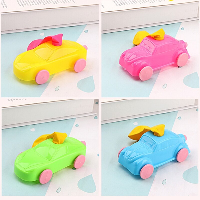 Aerodynamic Balloon Car Practical Learning Inertial Toys Balloon Powered Car Develop Thinking Skills Kindergarten