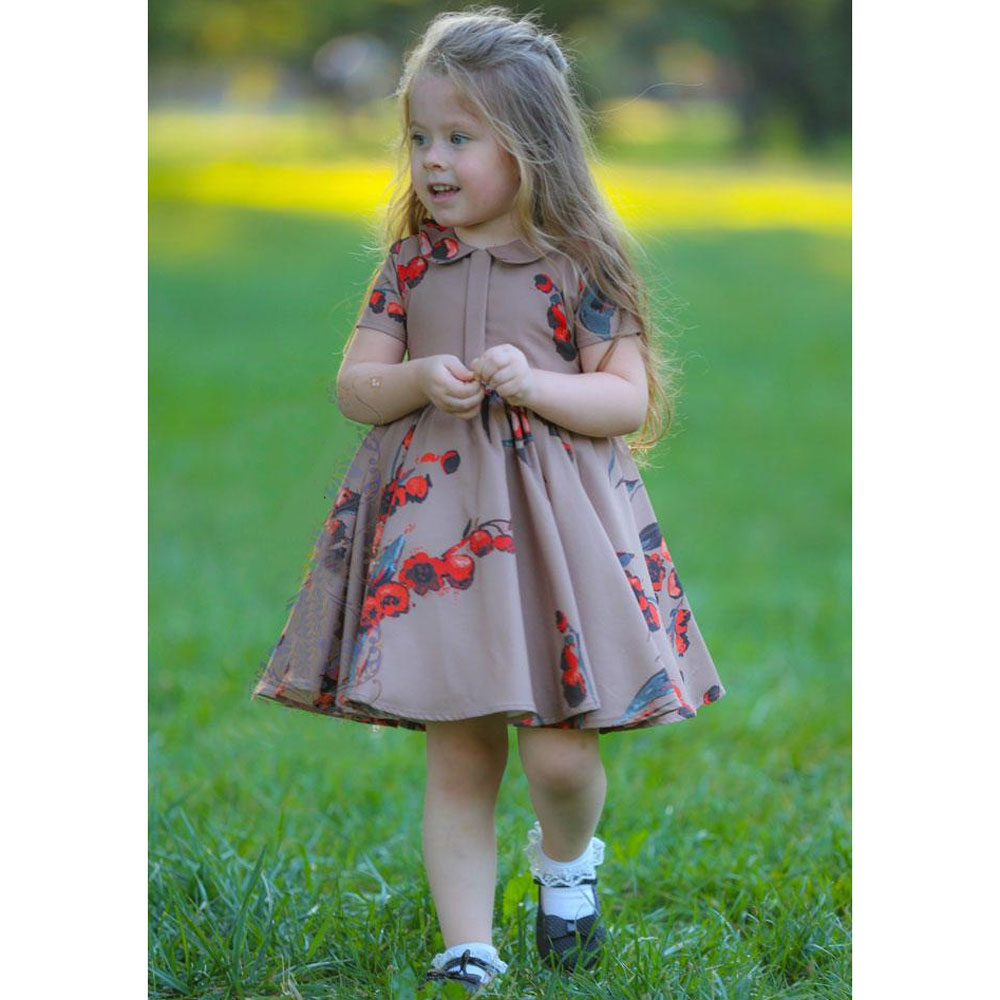 KIDS DRAWSTRING MAXI DRESS WITH BOW STRAPS OTTOMAN DYNASTY main image 1