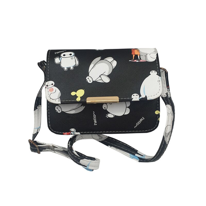 Vrouwen Bloemen Lederen Schoudertas Satchel Handtas Retro Messenger Bag Beroemde Clutch Schoudertassen Bolsa Zak Zwart Wit