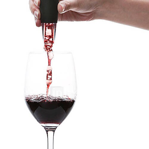 Decantador de vino de Ángel con soporte, conjunto de accesorios para vino: Model 7