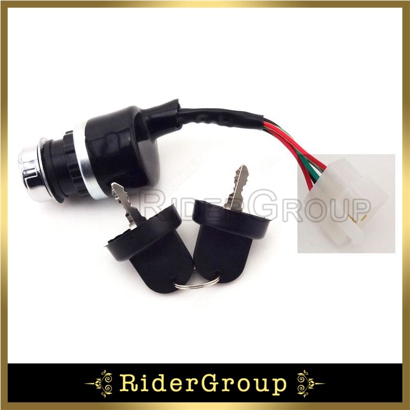 5 Wire On Off Stop Kill Ignition Key Switch For Chinese UTV Dune Buggy Go Kart
