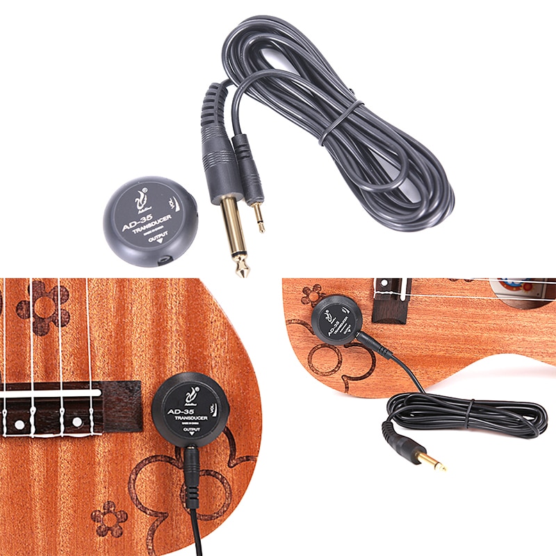 Mini Geluid Pick-Up Versterker Transducer Stok Pickup Voor Akoestische Gitaar Ukelele Viool