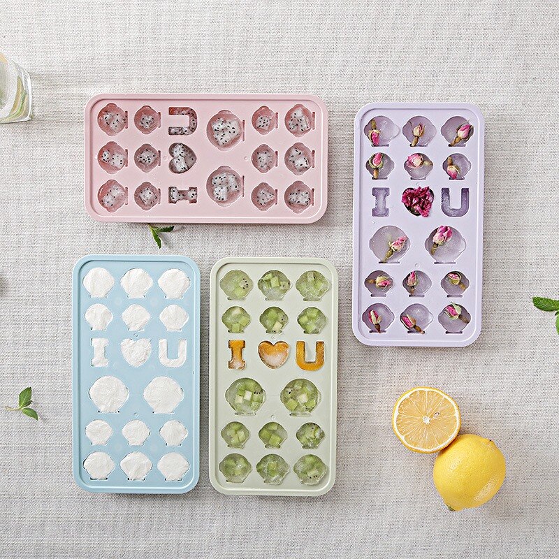 Penguin Modeling Food Grade Ice Model DIY Homemade Transparent Cover with Bottom Box Fun Ice Lattice 17