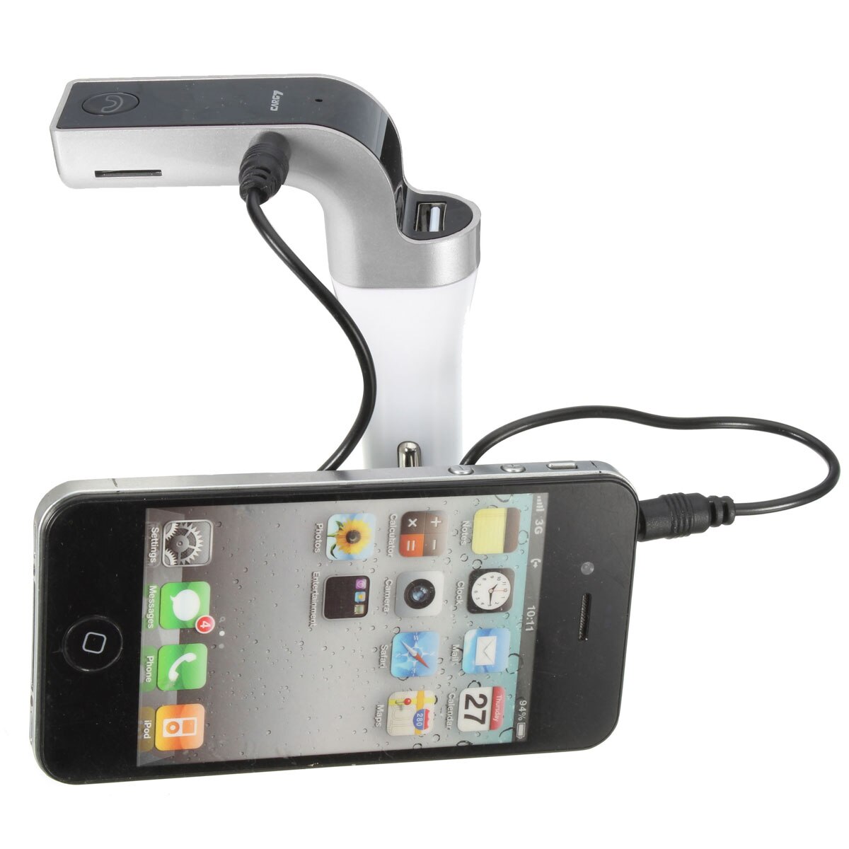 G7 Universal Car bluetooth FM Transmitter MP3 Radio Player USB Charger & AUX Set