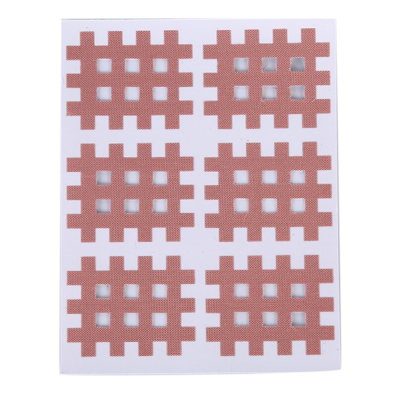 1pc Cross Tape Physical Therapy Cross Tape Breathe Freely Sports Muscle Tape: Beige-6pcs