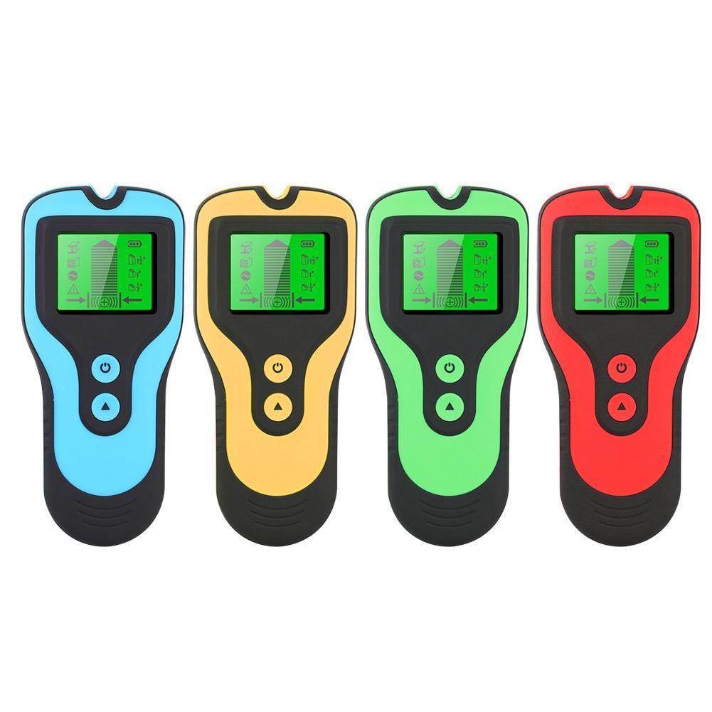 3 in 1 Metal Detector AC Voltage Live Cable Wire Wood Pipe Finder Stud Locator Wall Scanner Detector with Audio Alarm