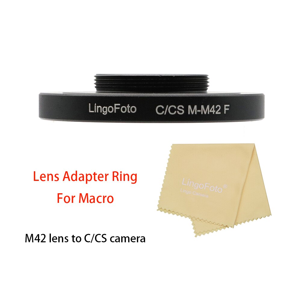 M42-C/Cs Lens Adapter Ring Voor Macro Voor M42 (M42 * 0.75Mm) schroef Mount Lens Naar C/Cs Mount Camera