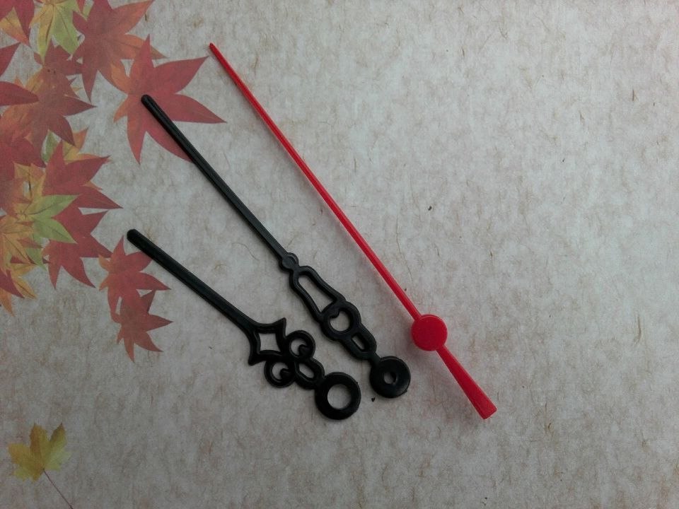 50Sets Popular Plastic Arrows Quartz Clock Hands for DIY Clock
