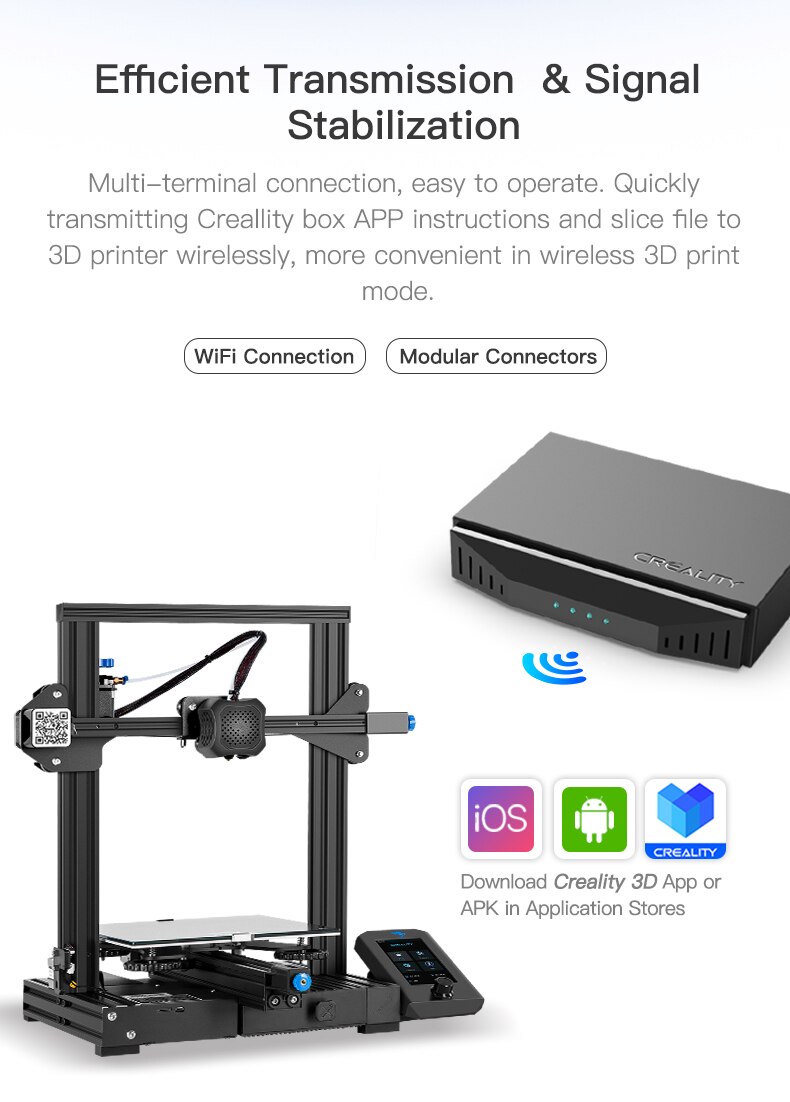 Creality Wifi Box Creality 3D Printer Upgrade Onderdelen Wifi Cloud Doos 21 Dagen Levering 21 Dagen Levering 21 Dagen Levering