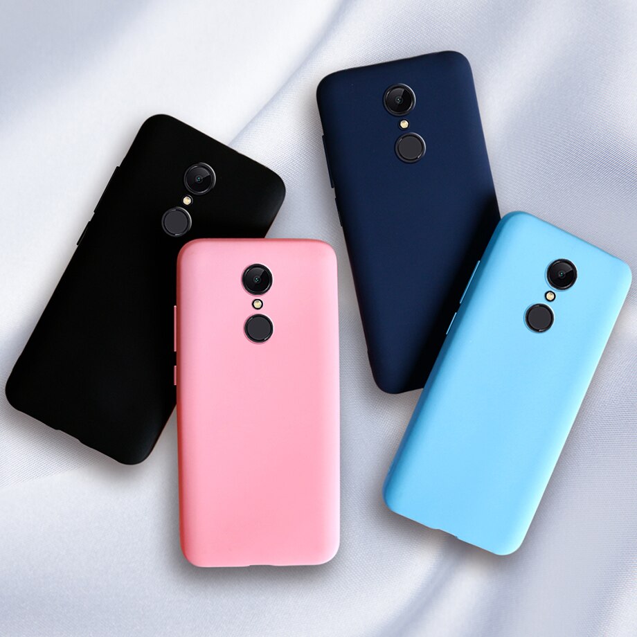 Per Xiaomi Redmi 5 Cassa molle Opaca del silicone Cassa Del Telefono Per Xiaomi Redmi 5 Più Capas su Fonda Xiomi Redmi 5 più di 5 Della Copertura Custodie