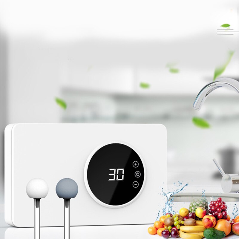 Nova máquina de desinfecção de ozônio fruta vegetal-esterilizador purificador de ar-esterilizador temporizador 600 mg/h ozônio plugue da ue