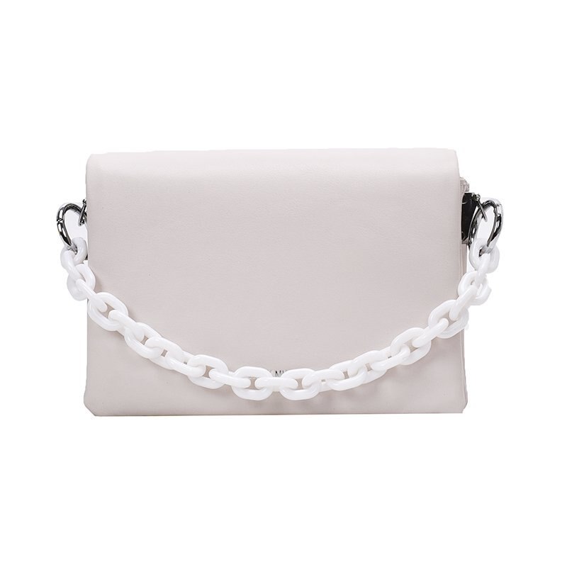 Dames schoudertas dames postbode tas pu leer dames dating tas klein temperament waterdicht paars: Wit