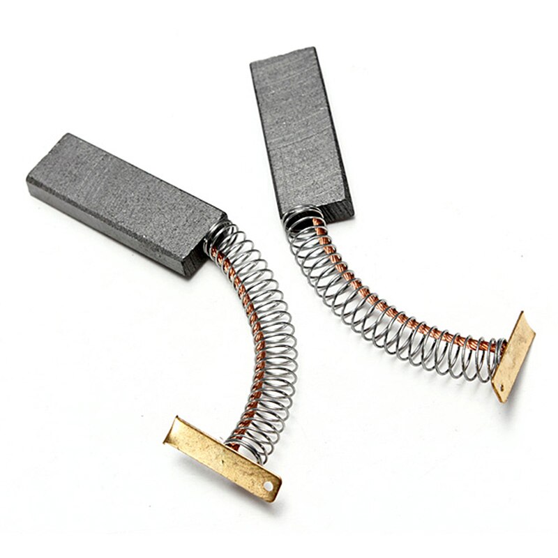 2pcs/pair Motor Carbon Brushes With Length Lead Centrifuge Carbon Brush Washing Machine Spring Carbon Brushes
