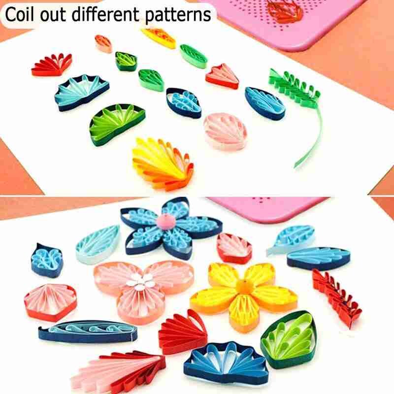 ABS azul cuadrado DIY herramienta de manualidades tablero con pasadores de guía para la luz de la rejilla de almacenamiento del rodillo de dibujo