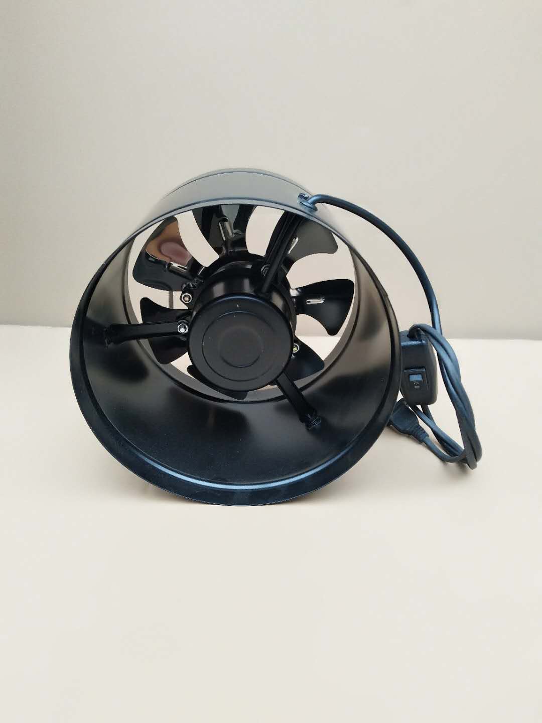 8 inch kitchen toilet Two-way exhaust fan louver 8" pipe air ventilation ceiling booster Blower metal exhauster 200mm