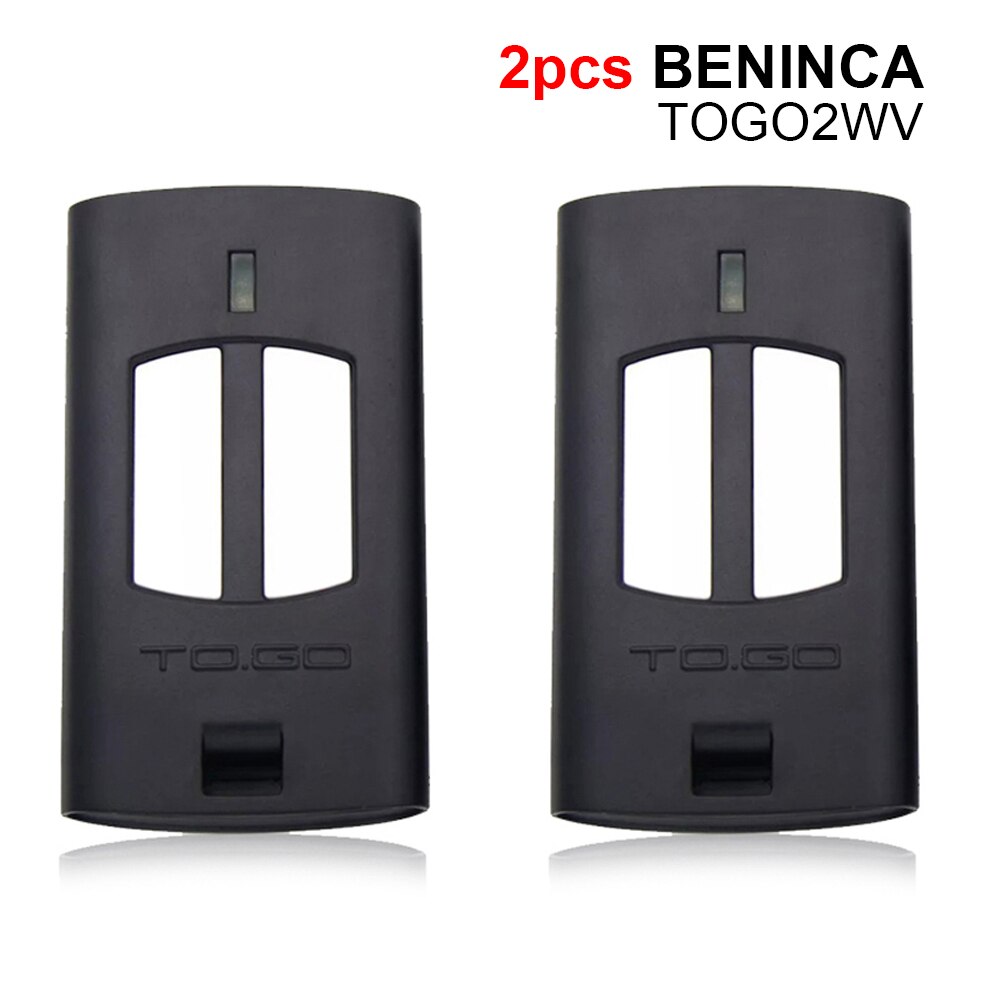 2pcs BENINCA Remote Control TO GO WV 2WV TO.GO2WV TOGO2WV With Battery