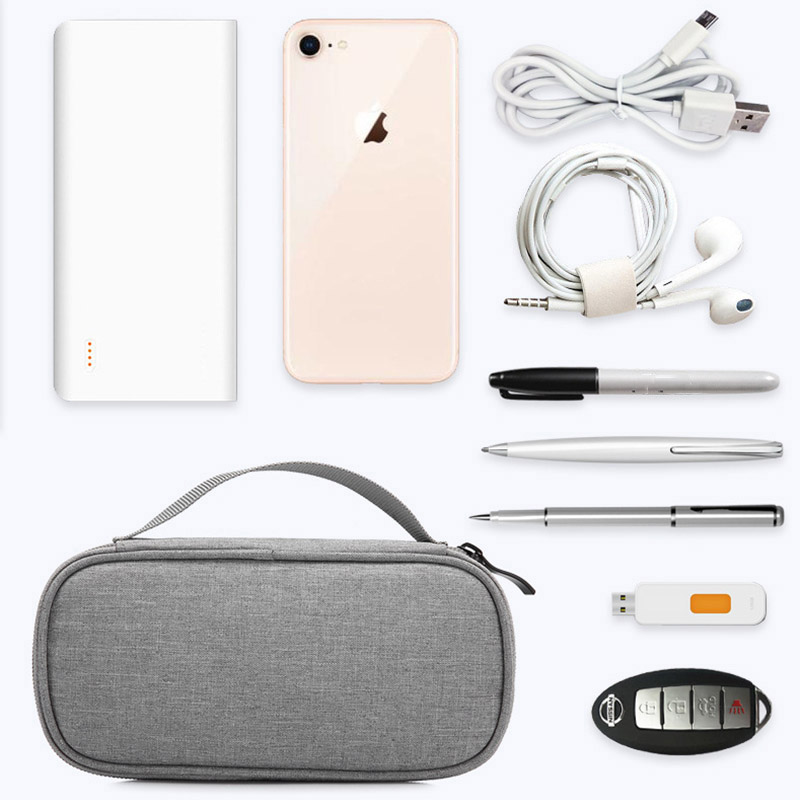 Wasserdichte aufbewahrungstasche für digitales zubehör, organizer für elektronikgeräte, reisetasche, tragetasche für usb-c-kabel