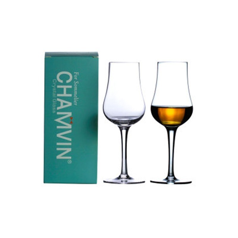 Single Malt Scotch Whisky Crystal Glass Neat Brandy Snifter Wine Taster Drinking Copita Goblet Cup Best For Dad: 2 Pcs