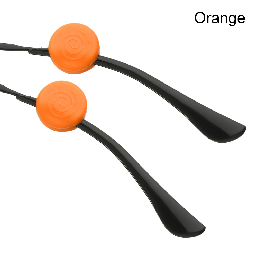 Soporte antideslizante de silicona para gafas, gancho para la oreja, deportes, topes de punta de Temple, agarre de Punta Ho, 1 par: Orange