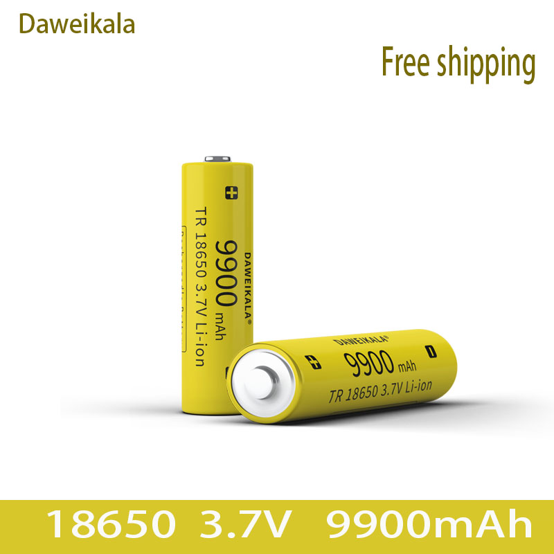 18650 3.7V 9900mAh Rechargeable Battery For Flashlight Torch headlamp Li-ion Rechargeable Battery Pack