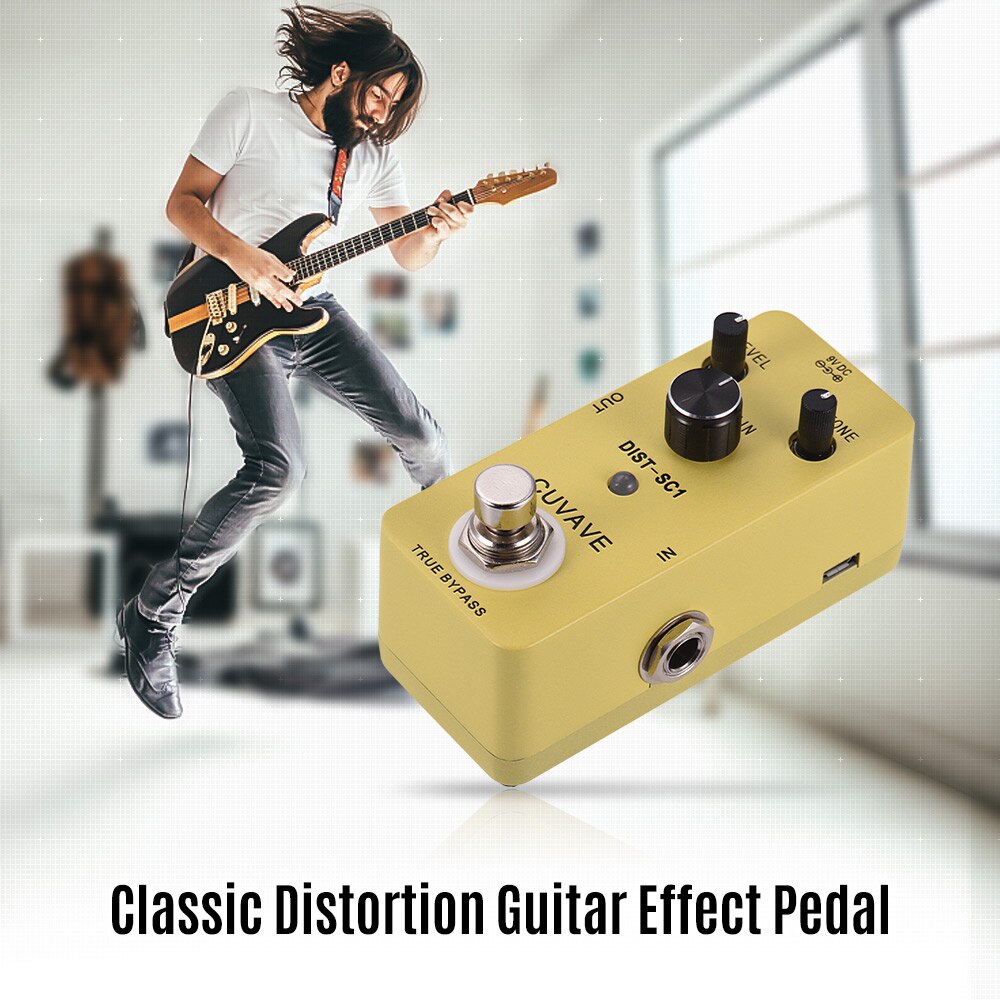 Serie gitaar effectpedaal 8 effecten gitaarpedaal true bypass volledig metalen shell gitaar onderdelen & accessoires