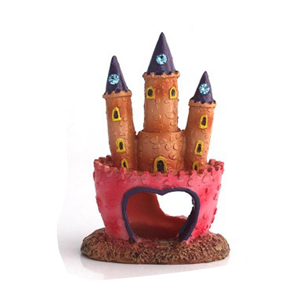 Aquarium Resin Castle Fish Tank Decorations Castle Tower Ornaments Fish Tank Aquarium Accessories Decoration Fish Landscape