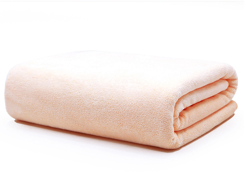 Pure Cotton Absorb Water Quickly Dry No Sheding Does Not Pilling Super Large Bath Towel: Beige