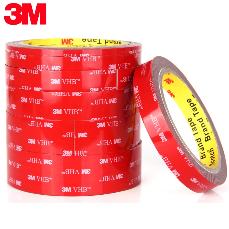 3Meters/Roll Car Double-Sided Adhesive Tape 3M VHB Strong Fixed Foam Non-Marking Tape For Car Width 6 8 10 12 15 20 30 40 50mm