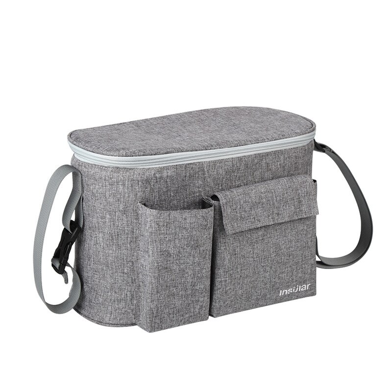 God klapvogn arrangør trolley taske stor kapacitet baby bil lomme klapvogn tilbehør hooking ble taske til klapvogn: Ltgy 31 x 16 x 20cm