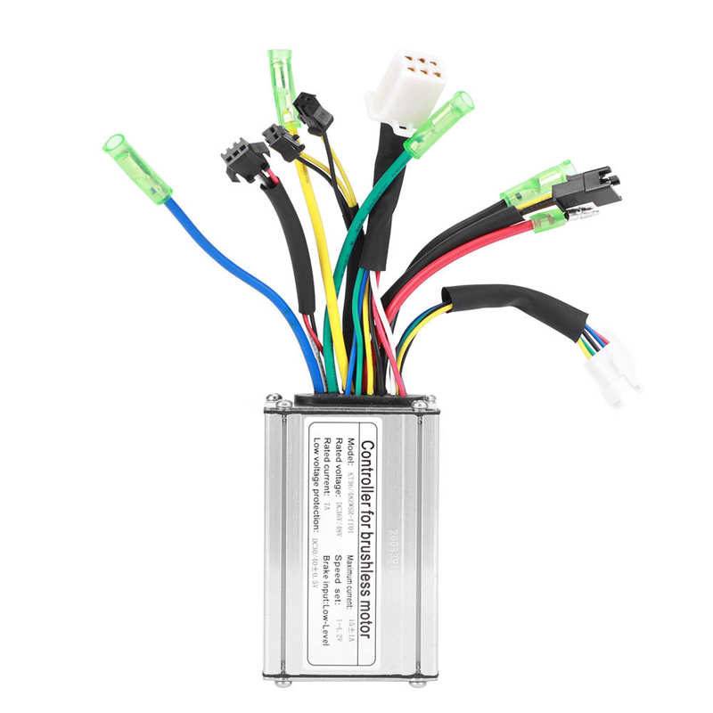 Elcykel kt controller 36v/48v 9 tube squarewave 15a/17a/22a controller til e-bike 250w/350w/500w motor konverteringssæt: Kt 15a