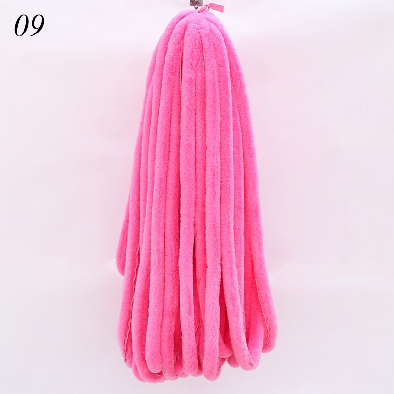 1M Kunstmatige Konijnenbont Lint Tapes Diy Kleding Naaien Pluizige Bekleding Trimmen Stof Woondecoratie Faux Bont Naaien Kostuum cra: 09