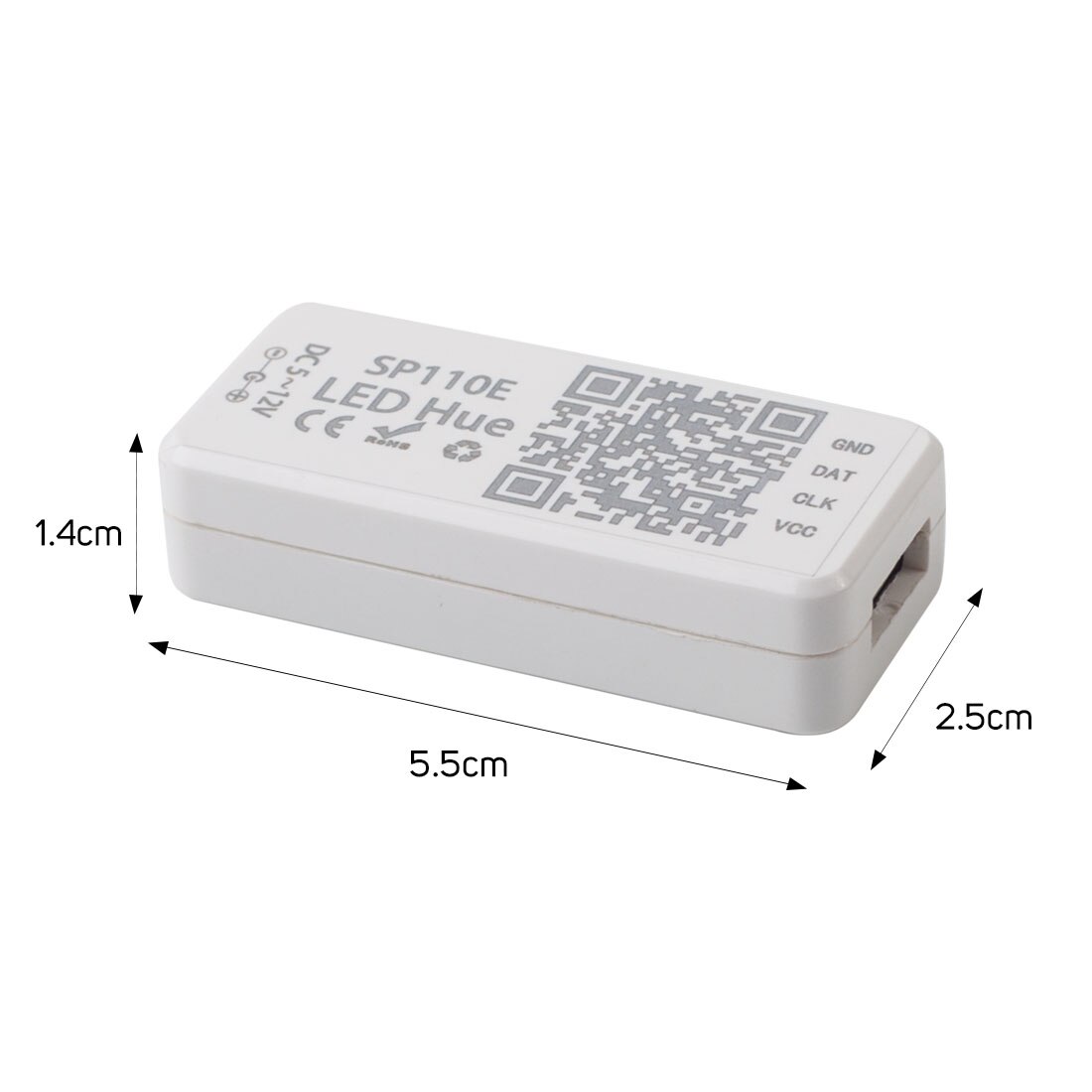 SP110E Bluetooth Controller DC5-12V Voor WS2812B SK6812 Rgb/Rgbw Magic Lights Led Pixel Strip Smart Telefoon App Controle Ios/Android