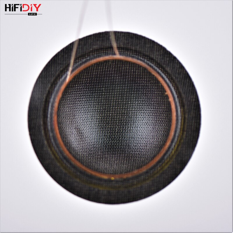 Hifidiy live 1 zoll 25.4mm 25.5mm hochtöner schwingspule schwarze seidenmembran höhenlautsprecher reparaturzubehör diy-teile 6 ohm 15w