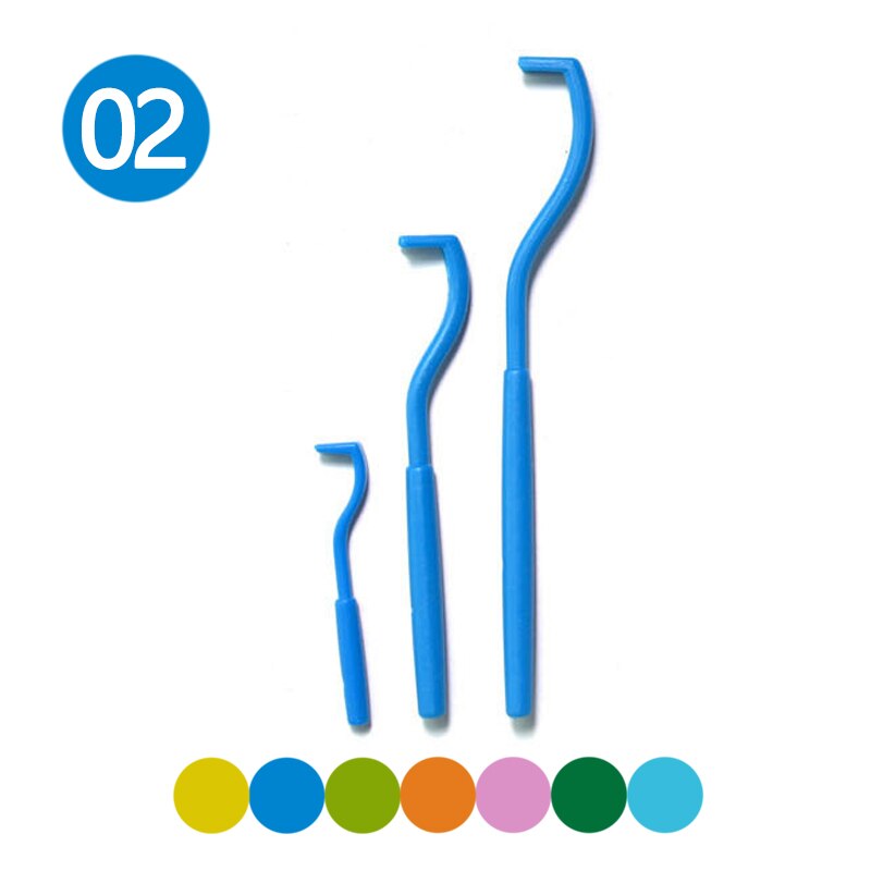 3pcs/lot Pet Cats Dog Tick Removal Tool Flea Louse Clipper Dual Teeth Cleaning Mites Twist Hook Remover Pet Supplies: 02