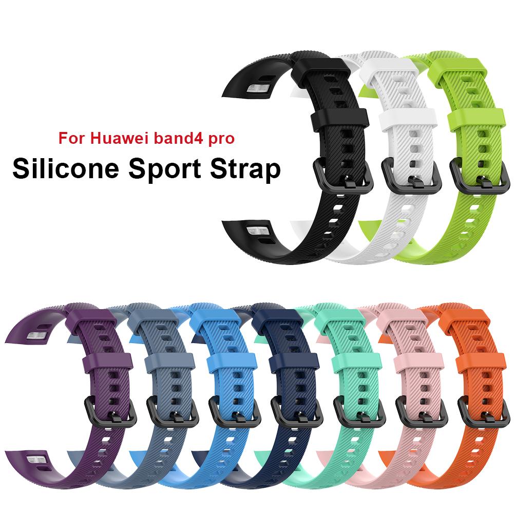 Rondaful Multi-Kleuren Band Voor Huawei Band4 Pro Silicone Pols Voor Band 4 Pro Strap Vervanging Polsband Horloge band