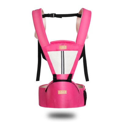 Portador de bebé ergonómico taburete de cintura para bebé recién nacido andador portabebés seguro cinturón de viaje infantil 9A: pink