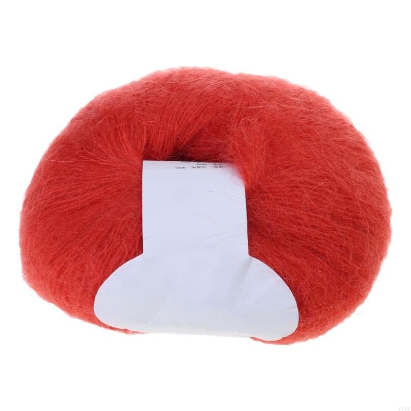 E8BD Mohair Yarn Soft Cashmere Tricoting Wool Yarn Fabrication transformation Artisanat