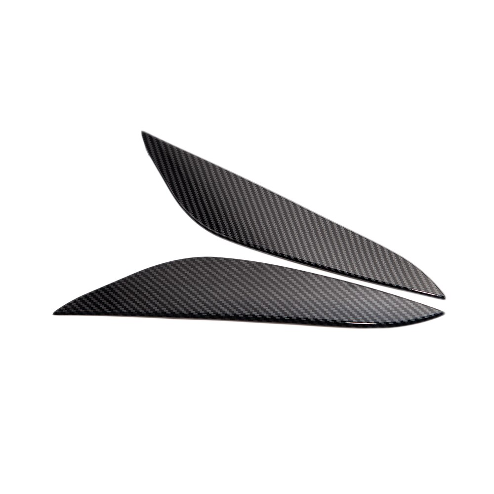 Haloperformance Model3 Lamp Eyebrow Front Light Eyebrow For Tesla Model 3 Carbon Fibre ABS Decorative Strip Accessories Three Y