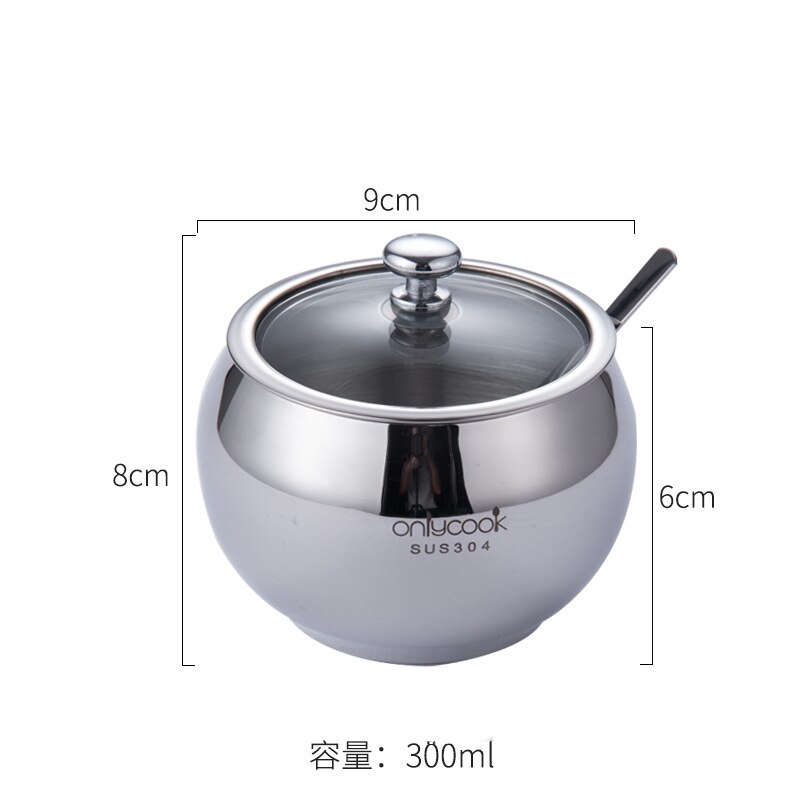 German Style Seasoning Box Seasoning Jar Set Household Kitchen Seasoning Bottle Seasoning Bottle Salt Shaker Three-piece Set: Picture 1