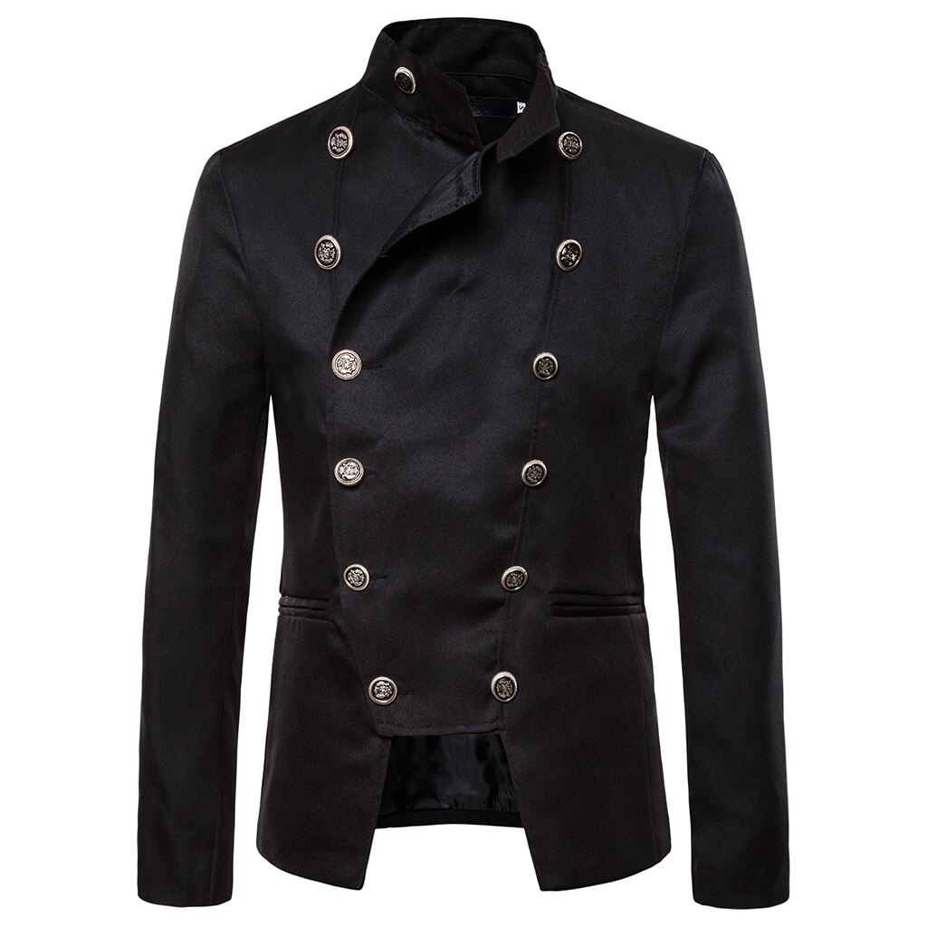 Vogue Style de vent Double boutonnage homme métrosexuel costume veste robe Blazer hommes mariage scène Performance vêtements