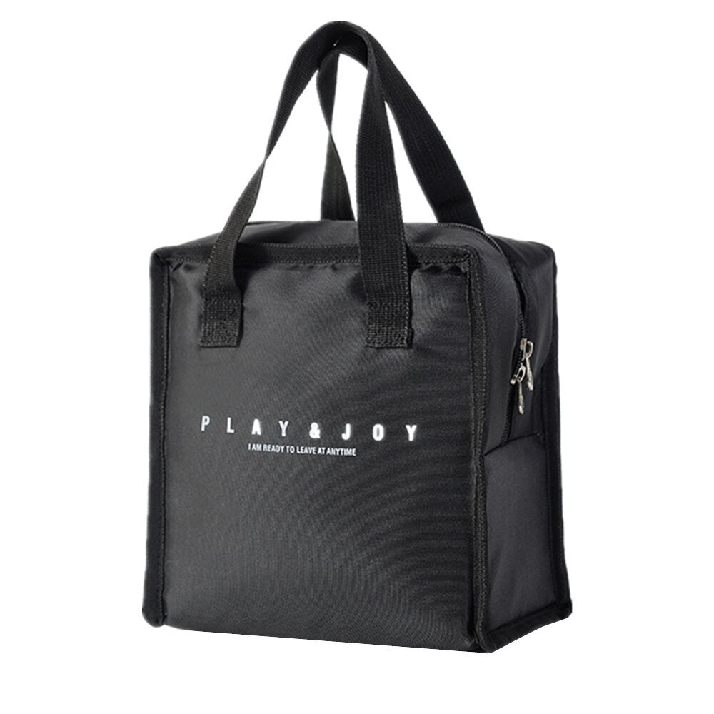 Bolsa de almoço dobrável portátil, sacola feminina, organizadora para almoço, suporte de almoço, recipiente de armazenamento de alimentos, bolsa para carregar alimentos: C